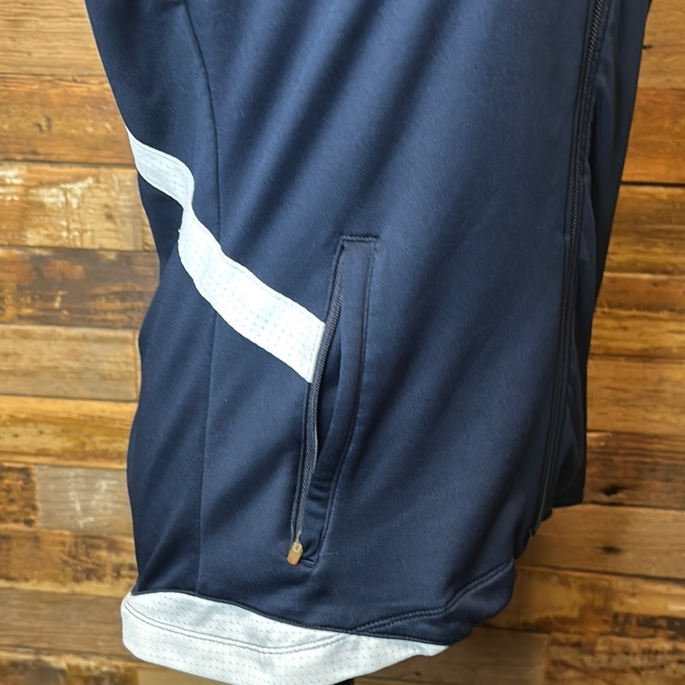 MAVERICKS Women's Navy and White Zip-Up - Picture 6 of 12